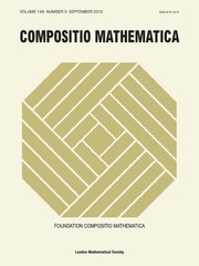 Compositio Mathematica Volume 149 - Issue 9 -