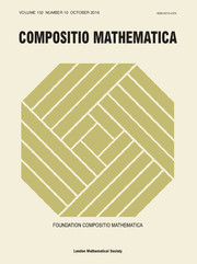 Compositio Mathematica Volume 152 - Issue 10 -