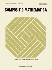 Compositio Mathematica Volume 154 - Issue 7 -