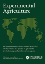 Experimental Agriculture