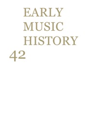 Early Music History Volume 42 - Issue  -